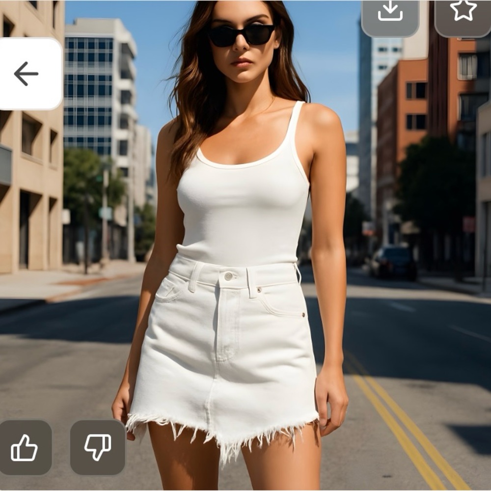 Guess jean skirt
